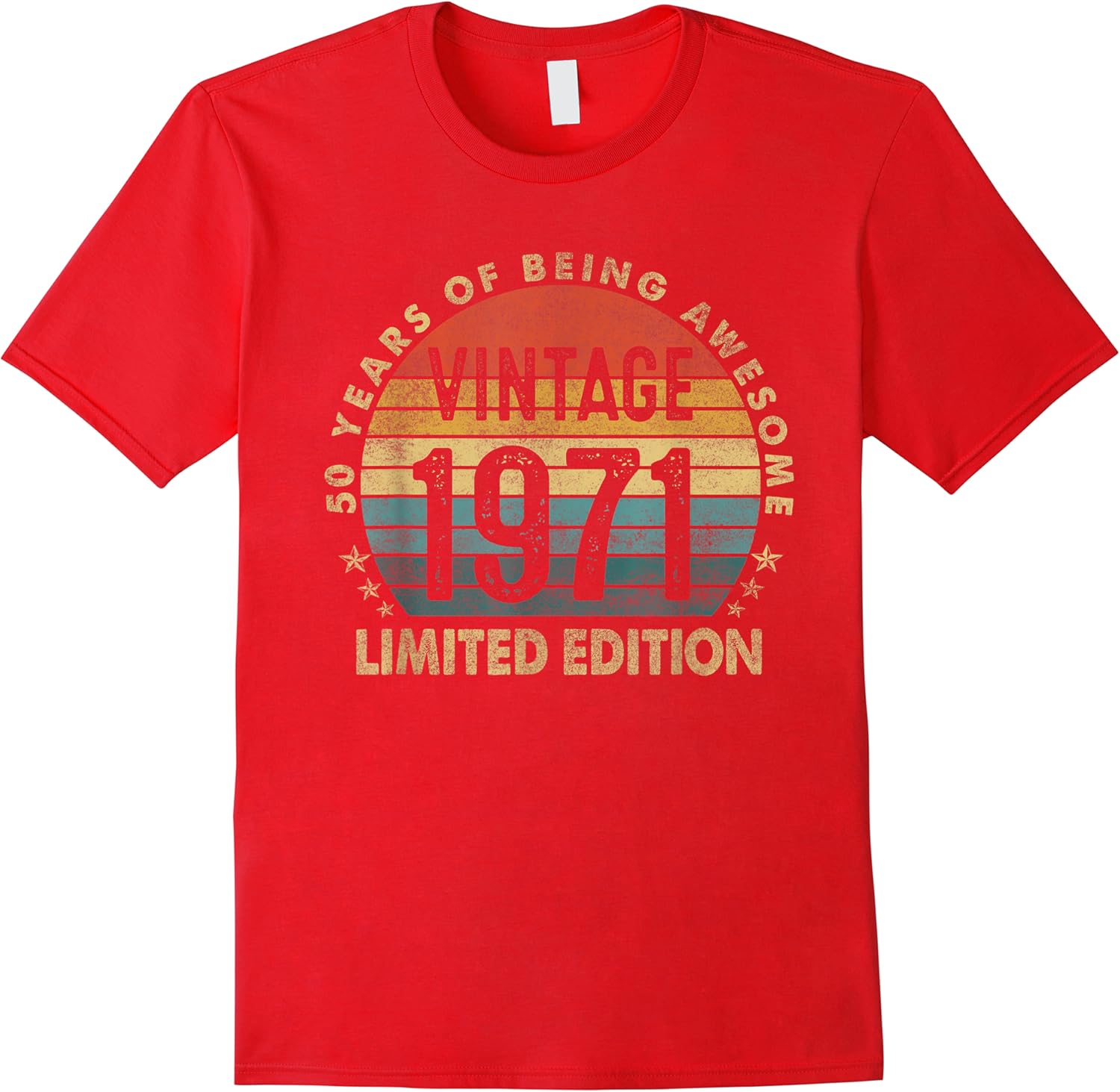 Born In 1971 50th Birthday Gifts Made In 1971 50 Years Old Tshirt Stellanovelty